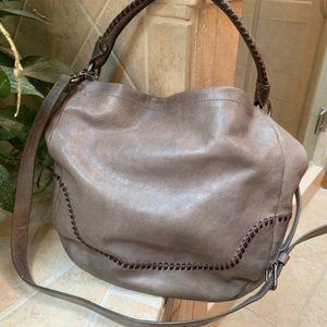 FRYE Melissa Hobo - Gray Whipstitch